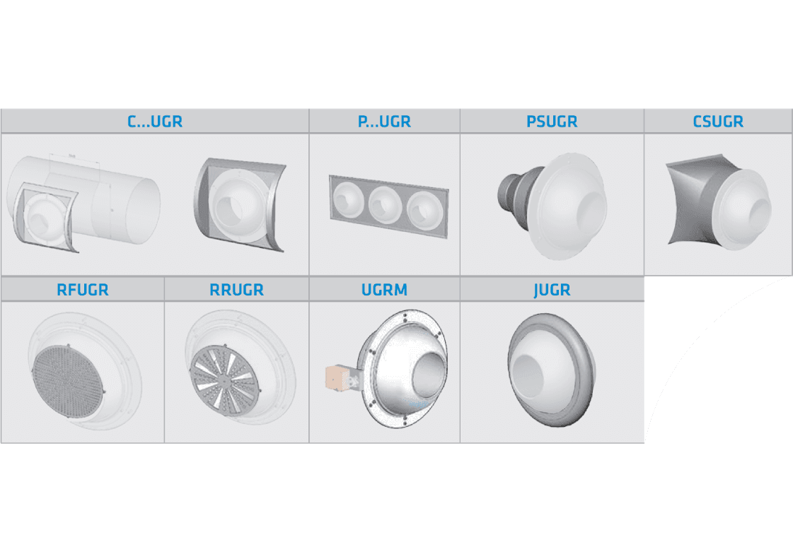 Installation diffuseur UGR